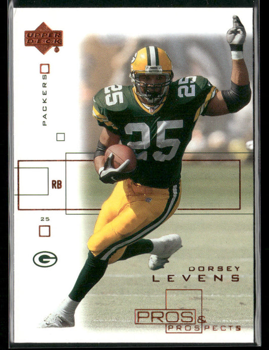 Dorsey Levens 2001 Upper Deck Pros & Prospects #34 Green Bay Packers