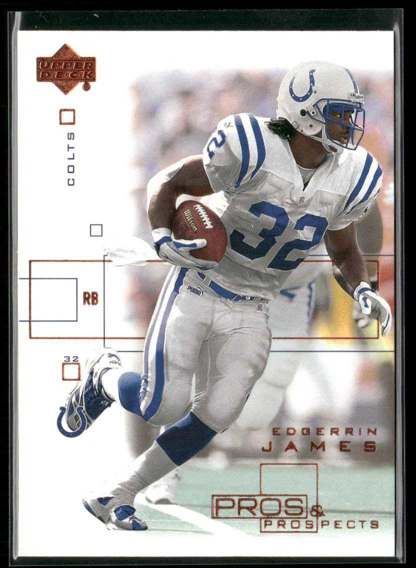 Edgerrin James 2001 Upper Deck Pros & Prospects #37 Indianapolis Colts