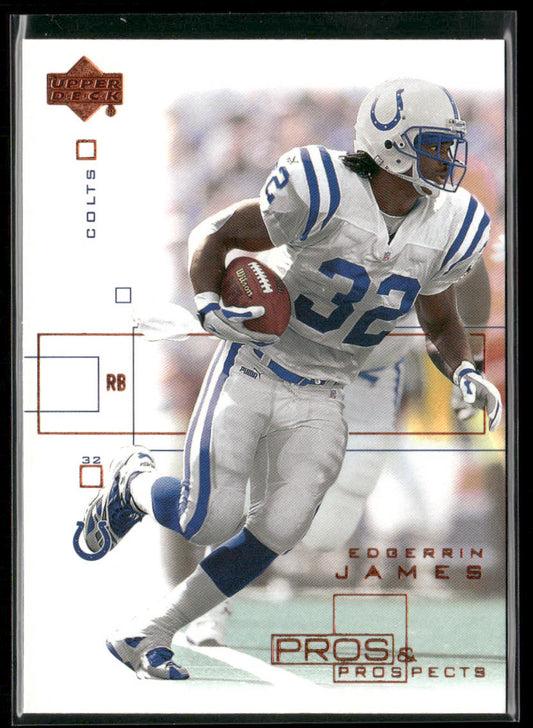 Edgerrin James 2001 Upper Deck Pros & Prospects #37 Indianapolis Colts