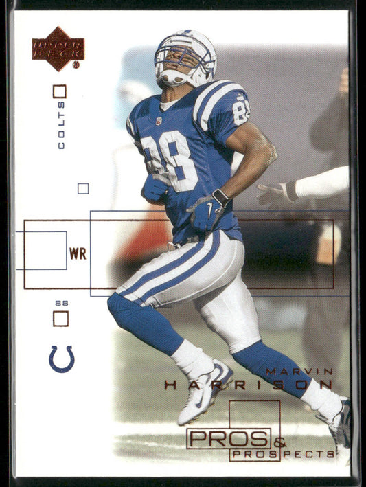 Marvin Harrison 2001 Upper Deck Pros & Prospects #38 Indianapolis Colts