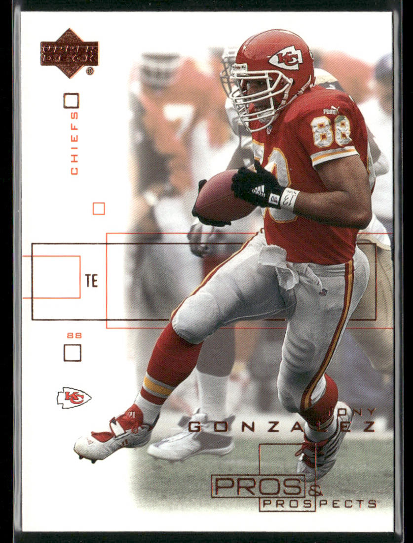 Tony Gonzalez 2001 Upper Deck Pros & Prospects #43 Kansas City Chiefs