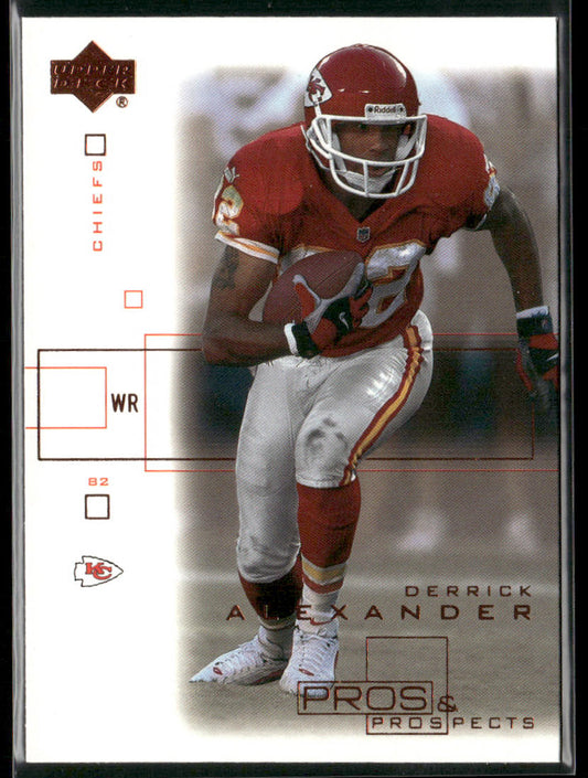 Derrick Alexander 2001 Upper Deck Pros & Prospects #44 Kansas City Chiefs