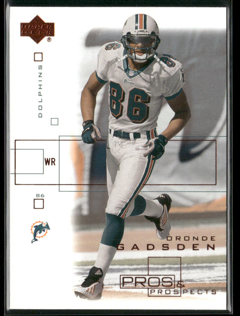 Oronde Gadsden 2001 Upper Deck Pros & Prospects #45 Miami Dolphins