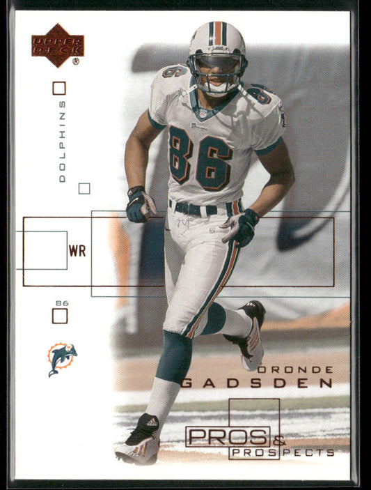 Oronde Gadsden 2001 Upper Deck Pros & Prospects #45 Miami Dolphins