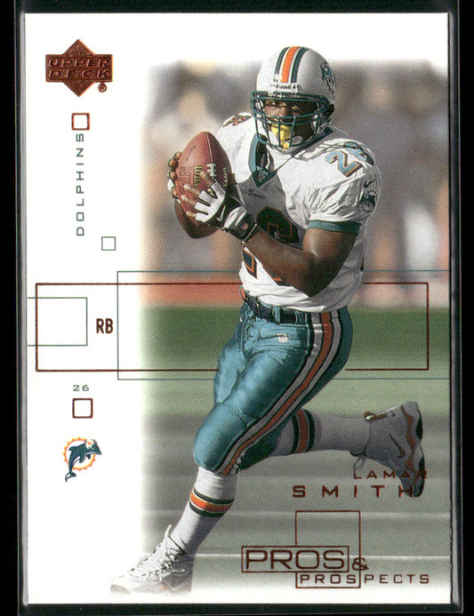 Lamar Smith 2001 Upper Deck Pros & Prospects #46 Miami Dolphins