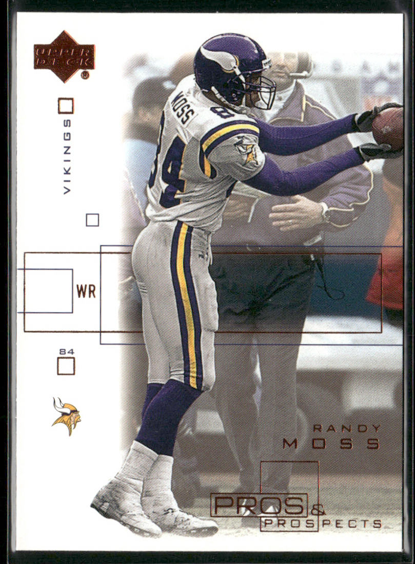 Randy Moss 2001 Upper Deck Pros & Prospects #48 Minnesota Vikings