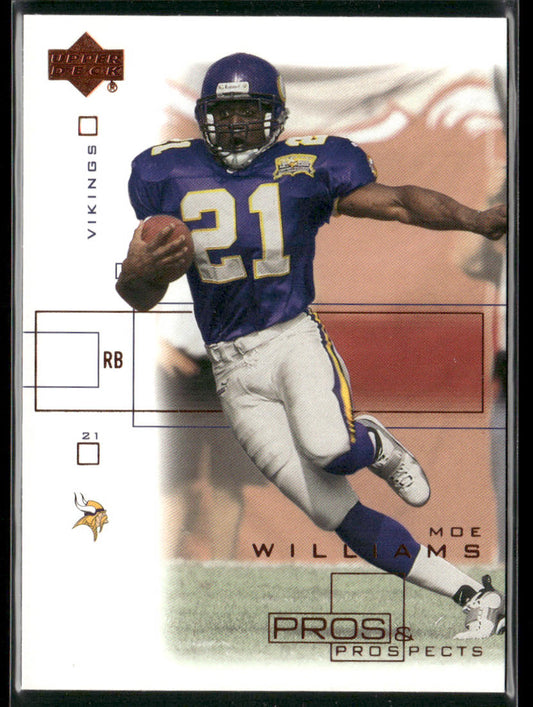 Moe Williams 2001 Upper Deck Pros & Prospects #49 Minnesota Vikings
