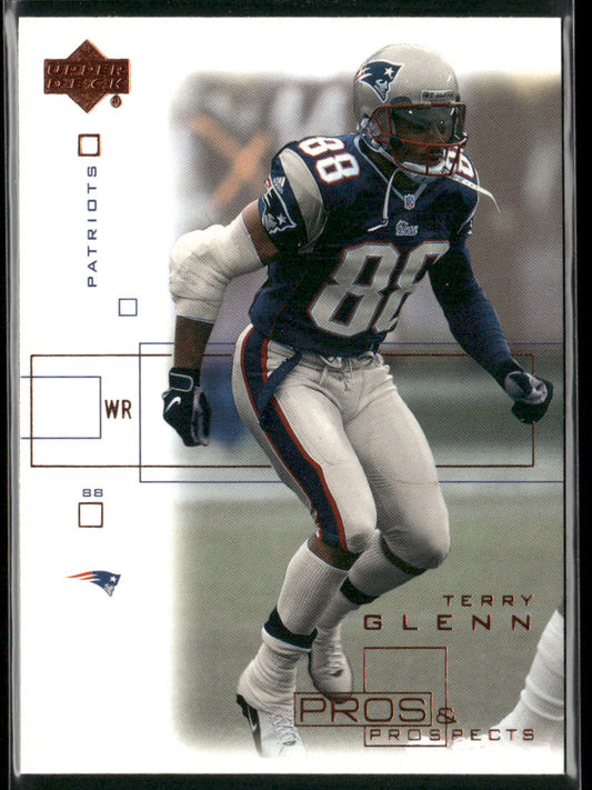 Terry Glenn 2001 Upper Deck Pros & Prospects #53 New England Patriots