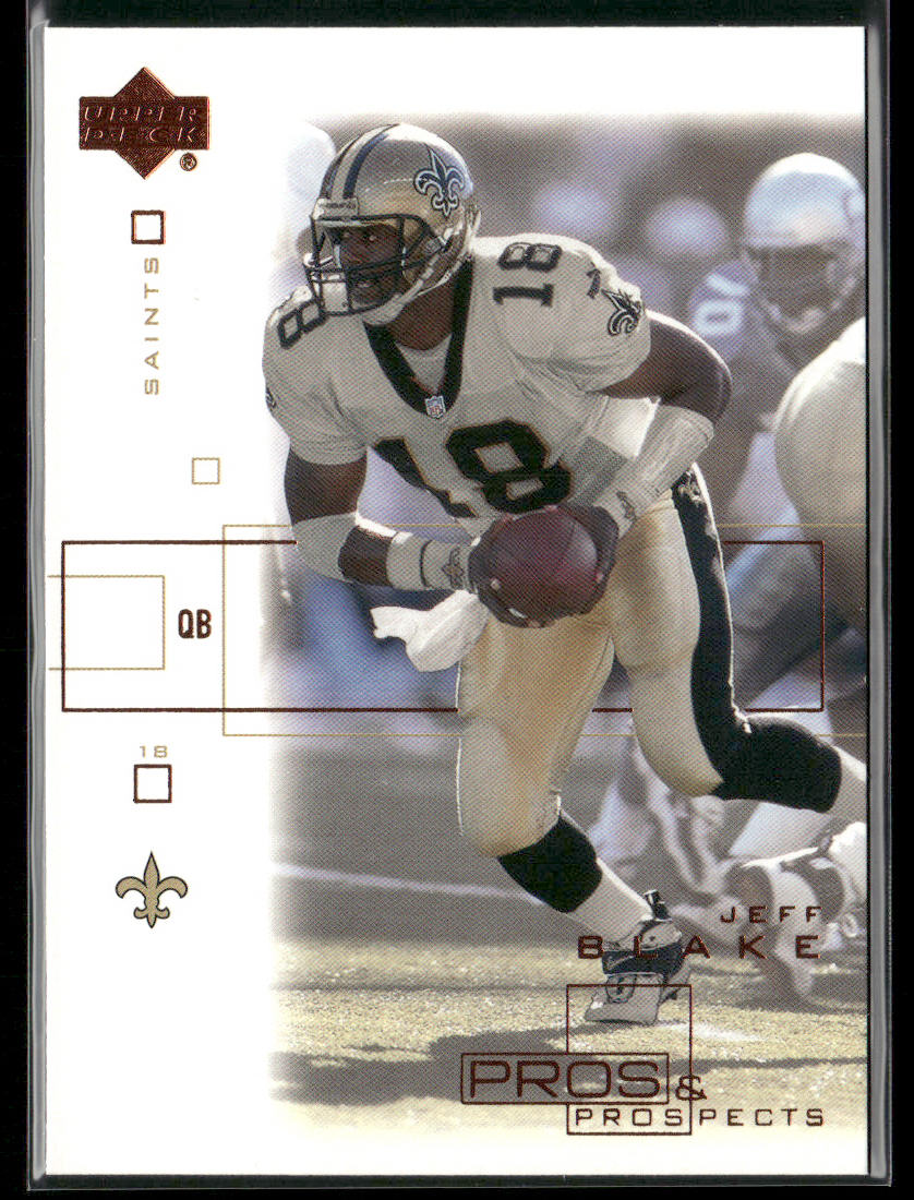 Jeff Blake 2001 Upper Deck Pros & Prospects #55 New Orleans Saints