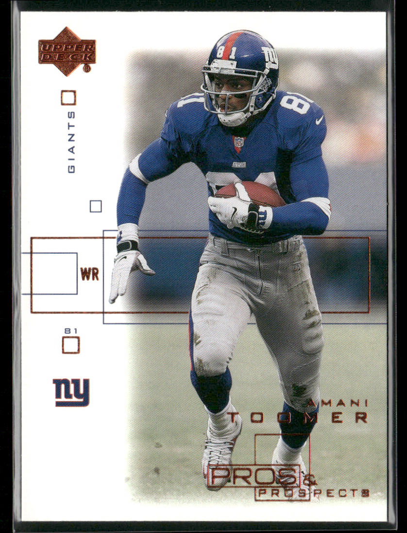 Amani Toomer 2001 Upper Deck Pros & Prospects #60 New York Giants