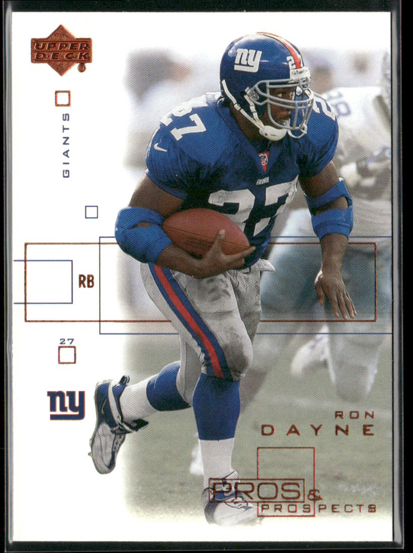 Ron Dayne 2001 Upper Deck Pros & Prospects #61 New York Giants