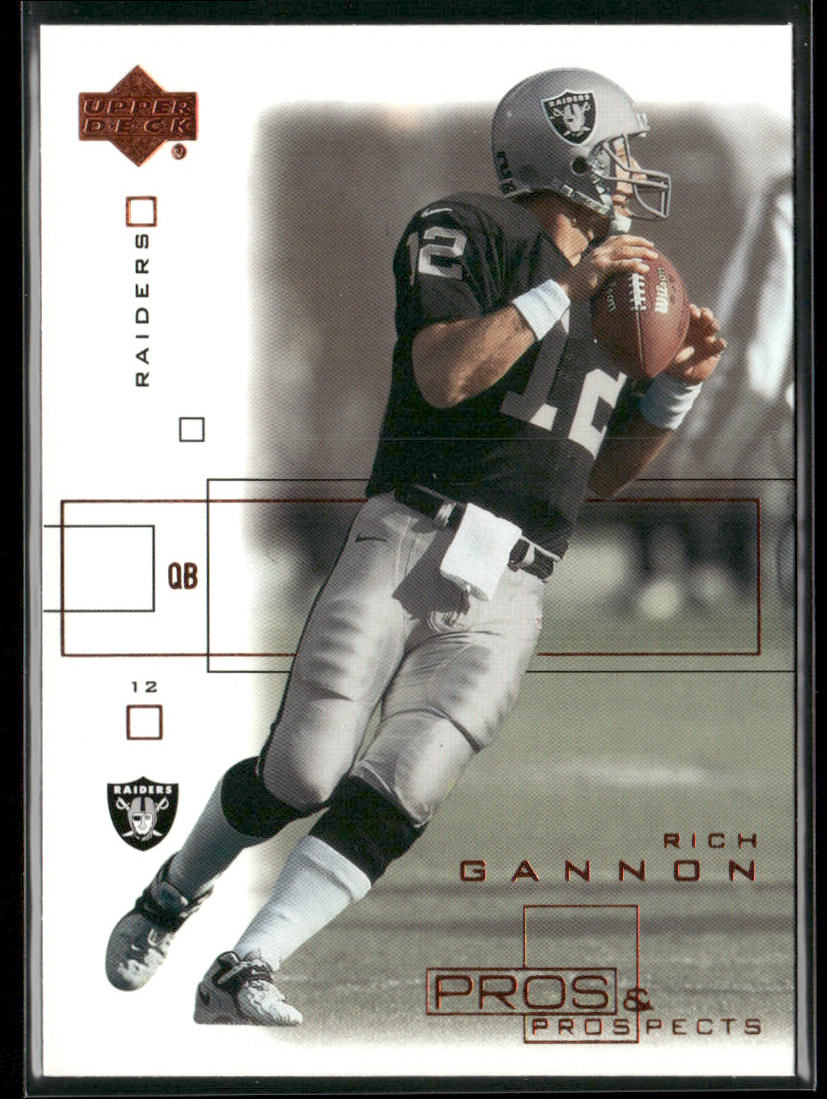 Rich Gannon 2001 Upper Deck Pros & Prospects #66 Oakland Raiders