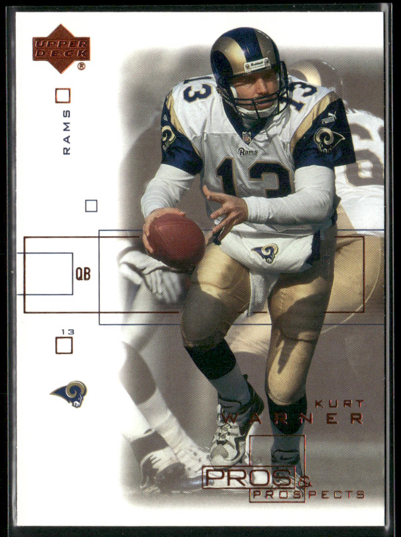 Kurt Warner 2001 Upper Deck Pros & Prospects #73 St. Louis Rams