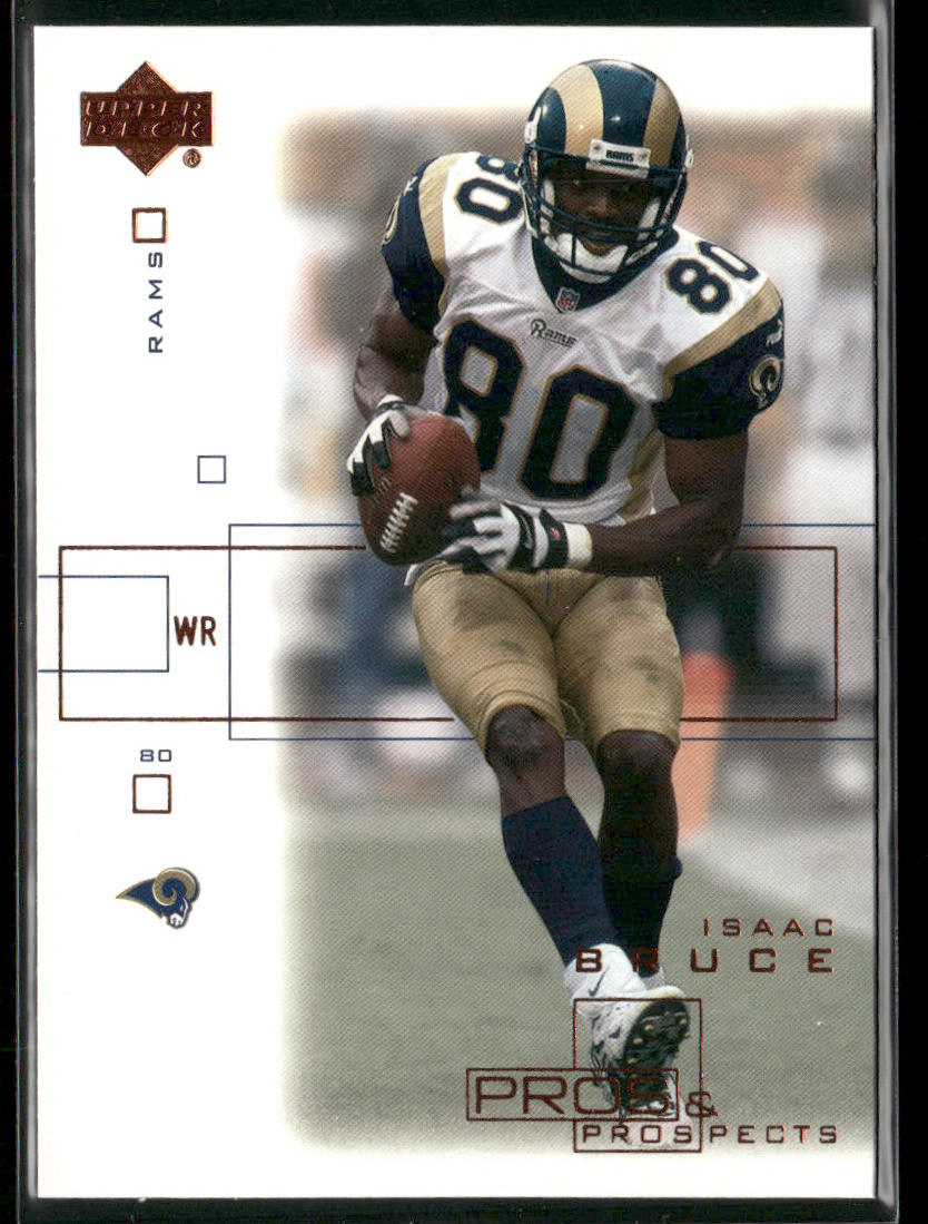 Isaac Bruce 2001 Upper Deck Pros & Prospects #74 St. Louis Rams