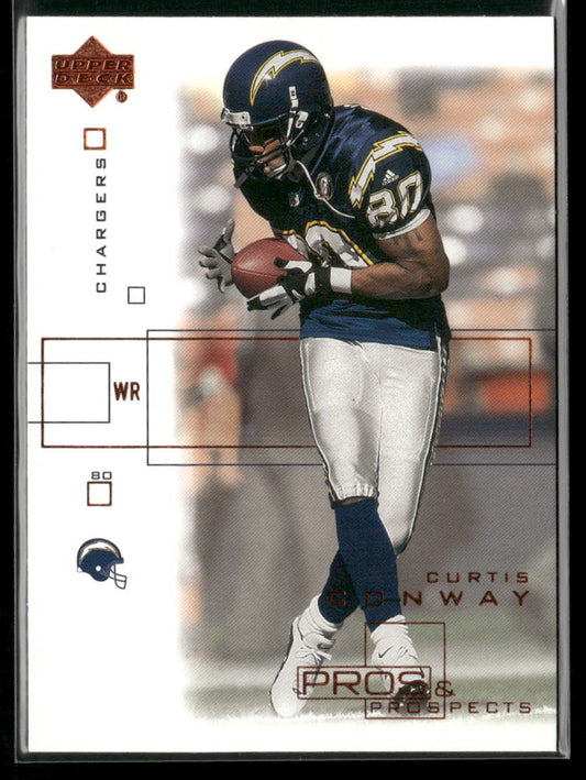 Curtis Conway 2001 Upper Deck Pros & Prospects #76 San Diego Chargers