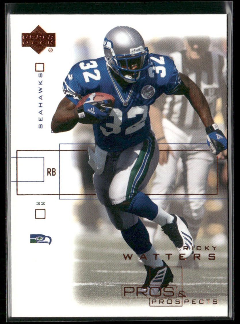 Ricky Watters 2001 Upper Deck Pros & Prospects #81 Seattle Seahawks