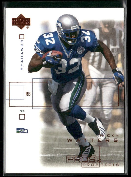 Ricky Watters 2001 Upper Deck Pros & Prospects #81 Seattle Seahawks