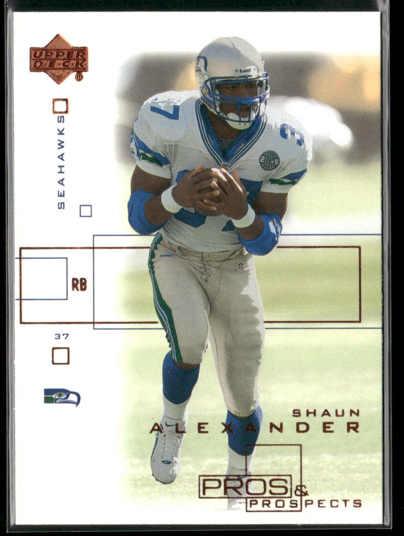Shaun Alexander 2001 Upper Deck Pros & Prospects #82 Seattle Seahawks
