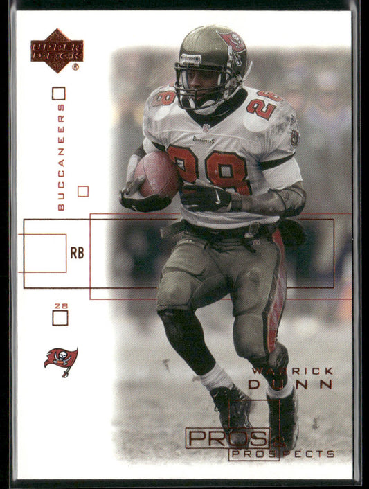Warrick Dunn 2001 Upper Deck Pros & Prospects #83 Tampa Bay Buccaneers