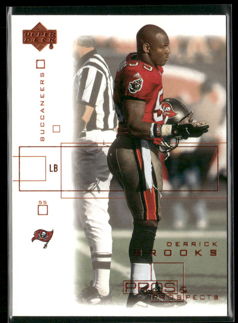 Derrick Brooks 2001 Upper Deck Pros & Prospects #85 Tampa Bay Buccaneers