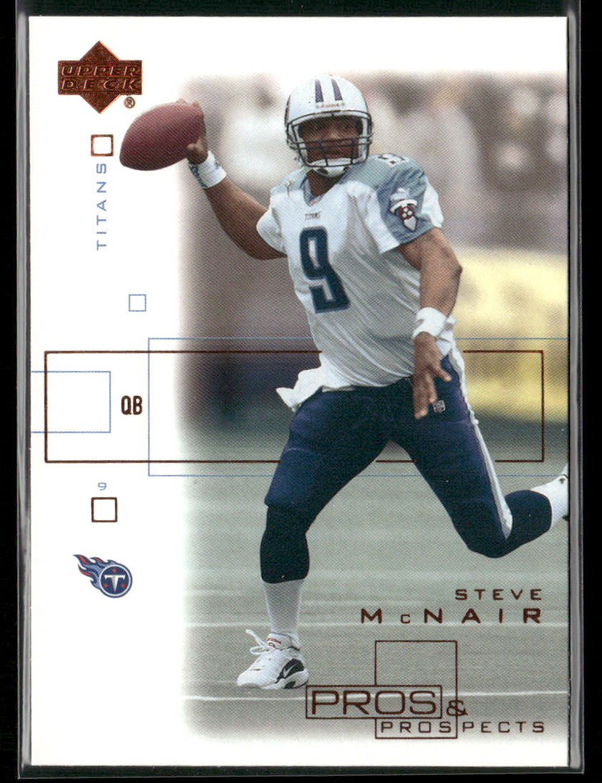 Steve McNair 2001 Upper Deck Pros & Prospects #87 Tennessee Titans
