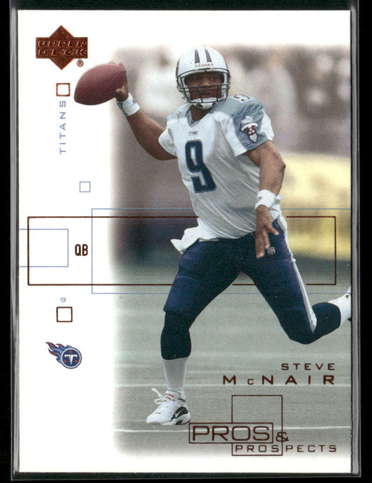 Steve McNair 2001 Upper Deck Pros & Prospects #87 Tennessee Titans