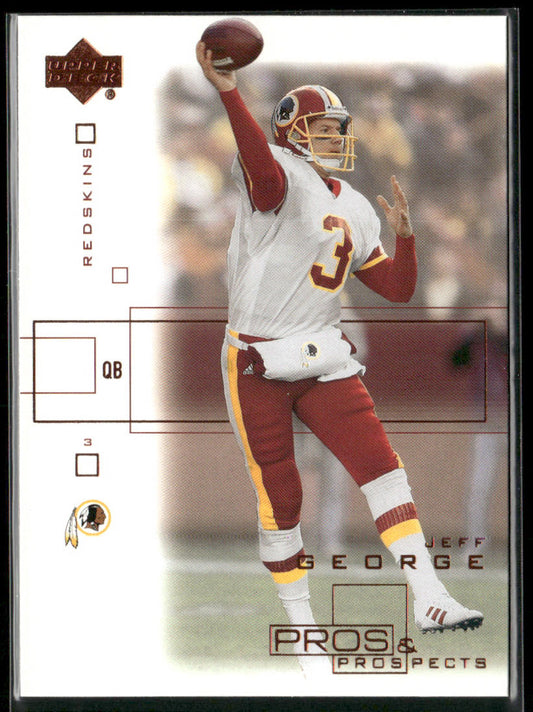 Jeff George 2001 Upper Deck Pros & Prospects #89 Washington Redskins