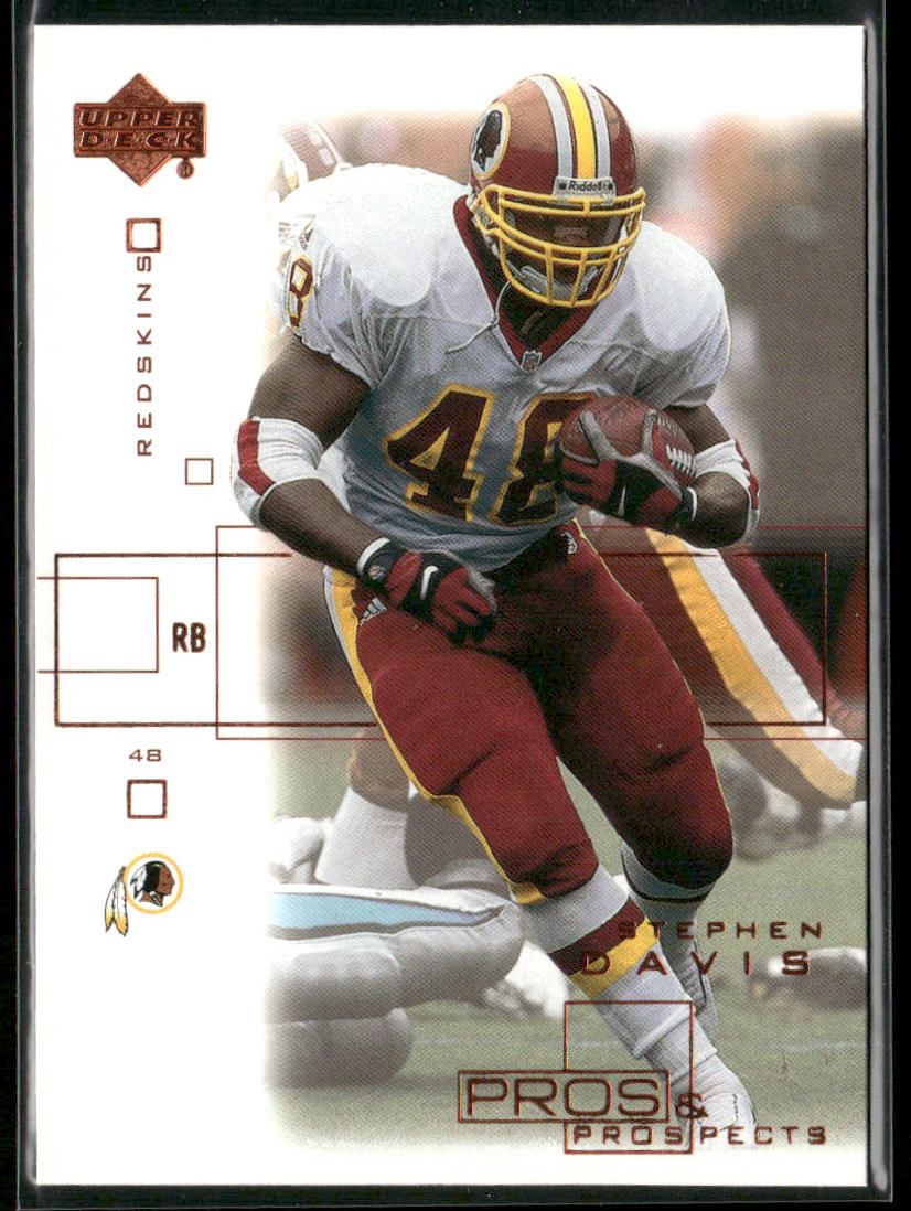 Stephen Davis 2001 Upper Deck Pros & Prospects #90 Washington Redskins