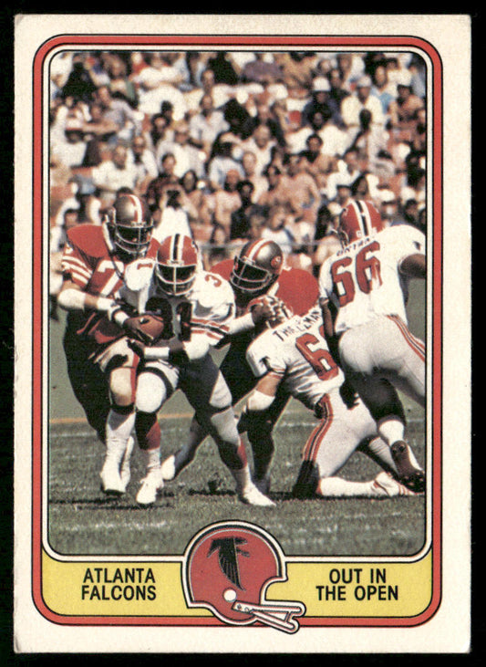 Out in the Open 1981 Fleer Team Action #1 Atlanta Falcons