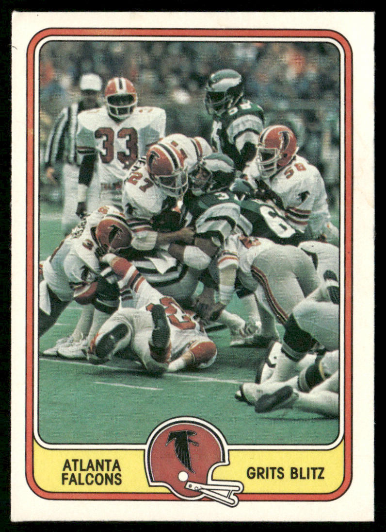 Grits Blitz 1981 Fleer Team Action #2 Atlanta Falcons