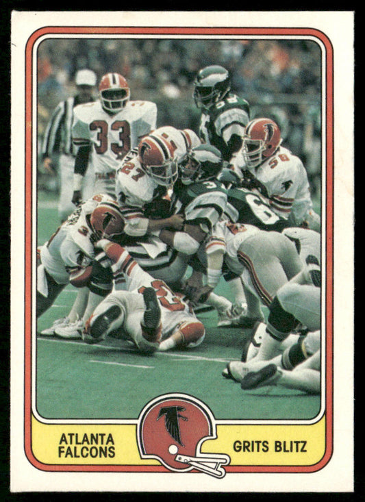 Grits Blitz 1981 Fleer Team Action #2 Atlanta Falcons