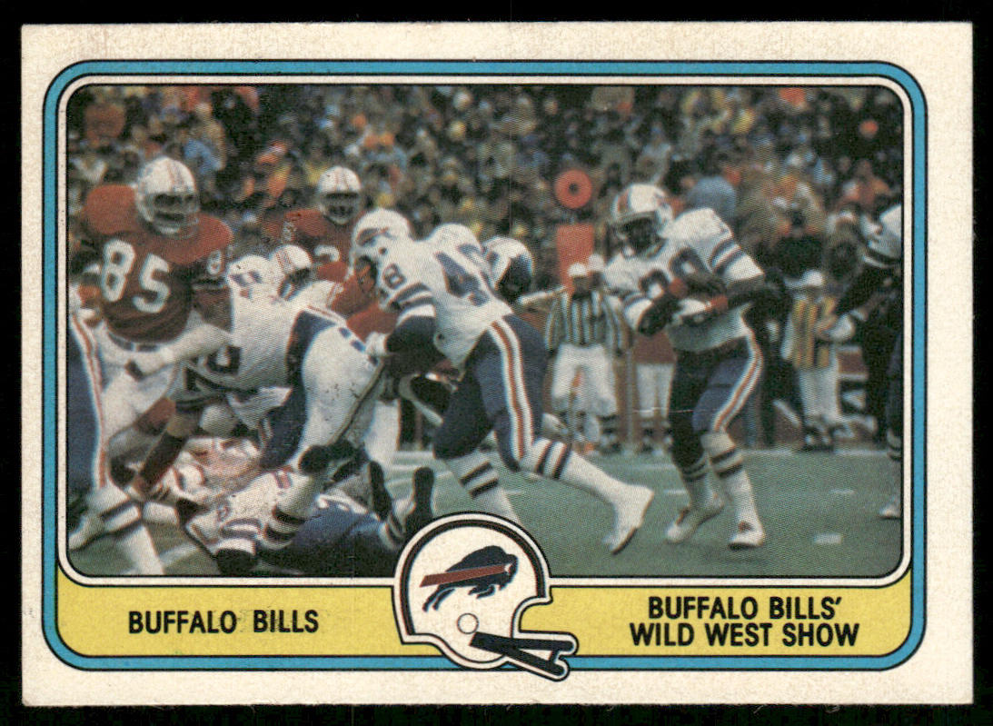 Buffalo Bills' Wild West Show 1981 Fleer Team Action #5 Buffalo Bills