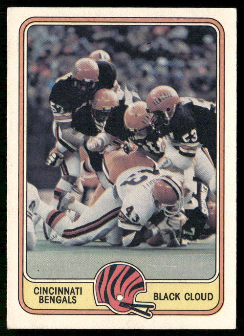Black Cloud 1981 Fleer Team Action #10 Cincinnati Bengals
