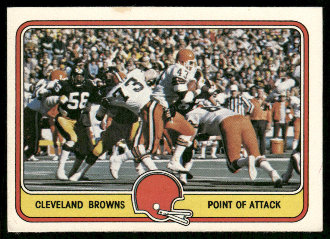 Point of Attack 1981 Fleer Team Action #11 Cleveland Browns