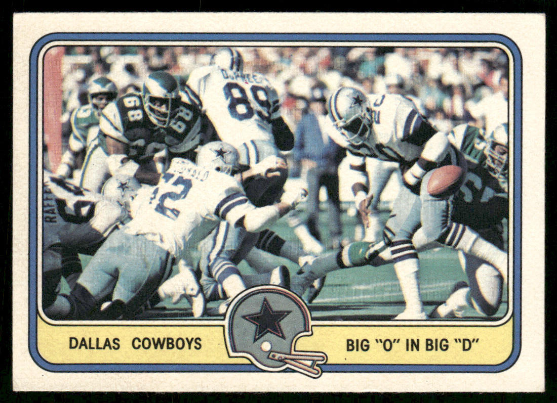 Big "O" in Big "D" 1981 Fleer Team Action #13 Dallas Cowboys