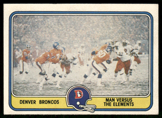 Man Versus the Elements 1981 Fleer Team Action #15 Denver Broncos