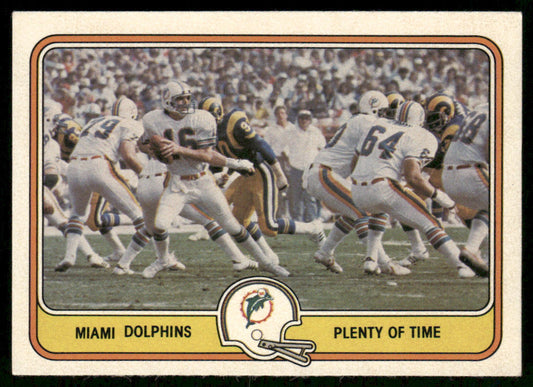 Plenty of Time 1981 Fleer Team Action #27 Miami Dolphins