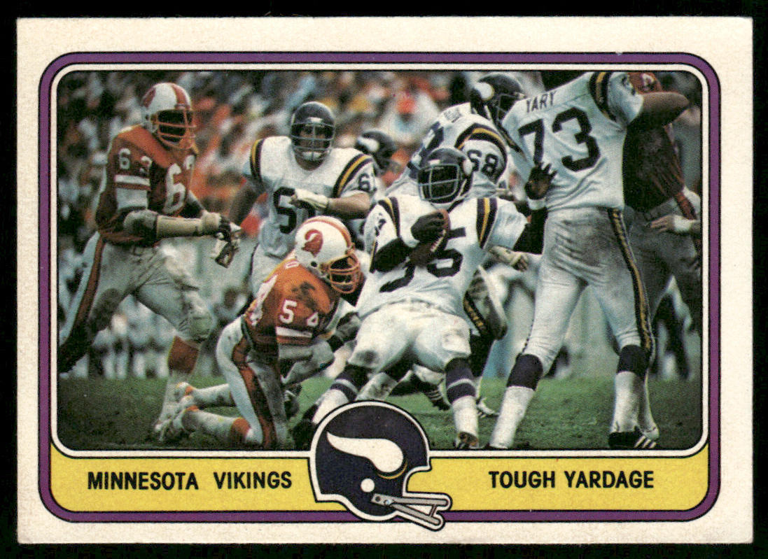 Tough Yardage 1981 Fleer Team Action #29 Minnesota Vikings