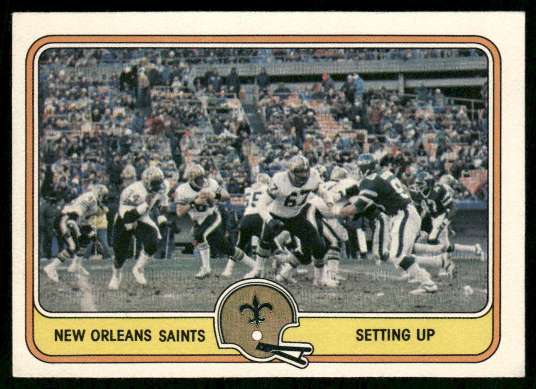Setting Up 1981 Fleer Team Action #33 New Orleans Saints
