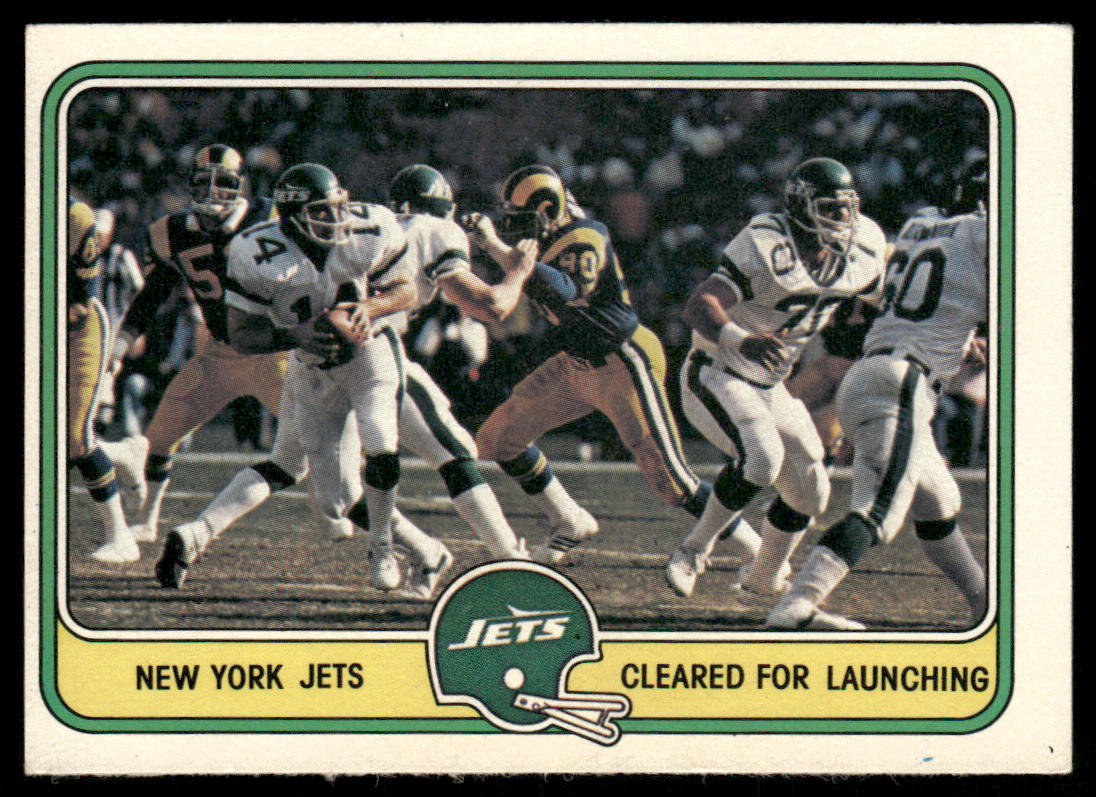 Cleared for Launching 1981 Fleer Team Action #37 New York Jets