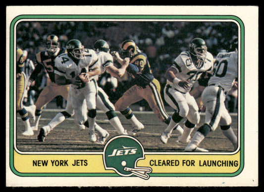Cleared for Launching 1981 Fleer Team Action #37 New York Jets