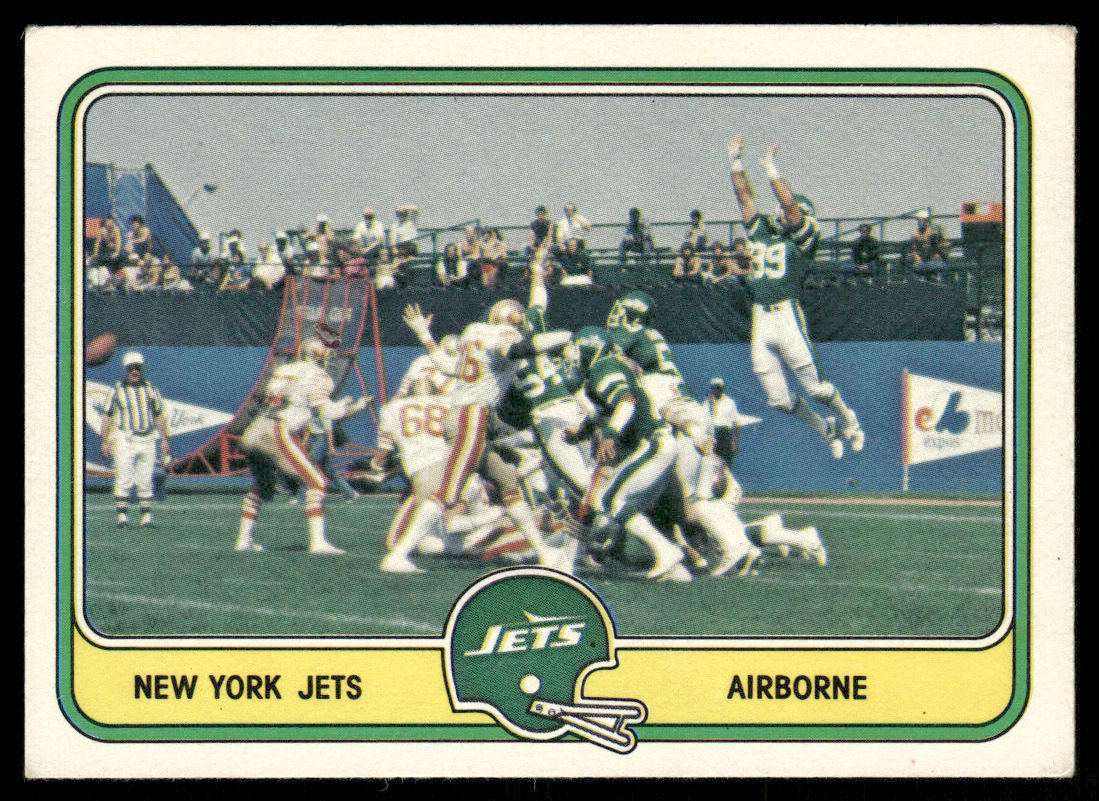 Airborne 1981 Fleer Team Action #38 New York Jets