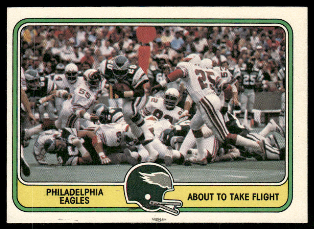 About to Take Flight 1981 Fleer Team Action #41 Philadelphia Eagles