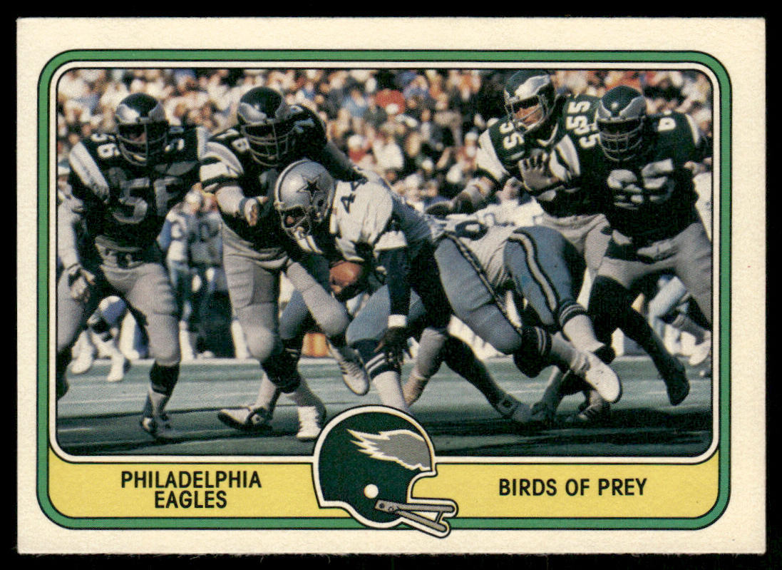 Birds of Prey 1981 Fleer Team Action #42 Philadelphia Eagles