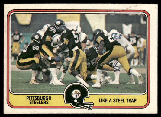 Like a Steel Trap 1981 Fleer Team Action #44 Pittsburgh Steelers