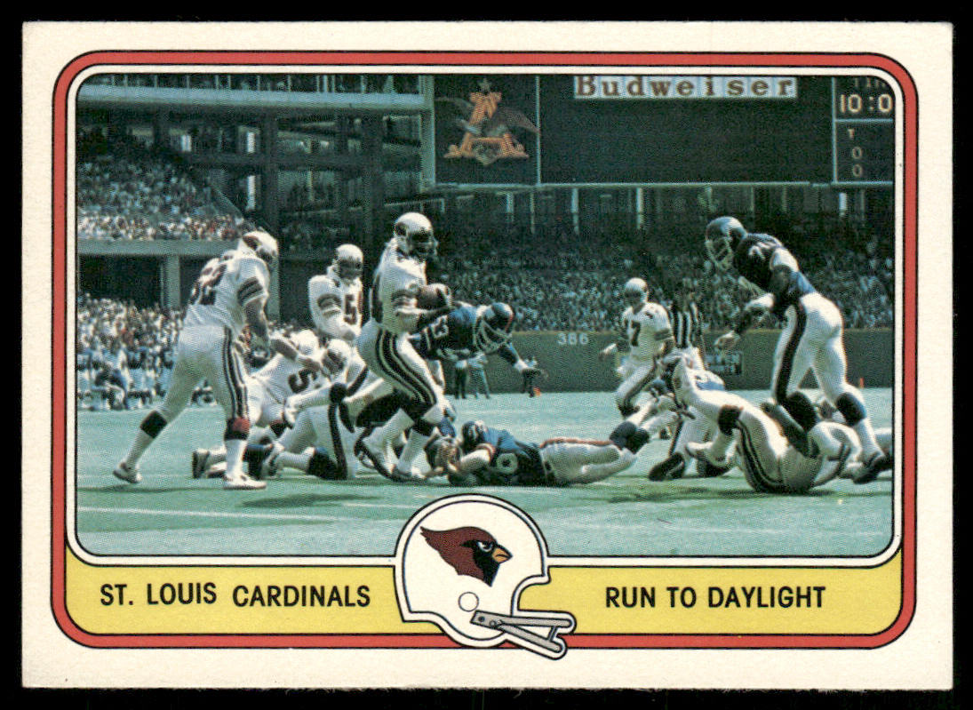 Run to Daylight 1981 Fleer Team Action #45 St. Louis Cardinals