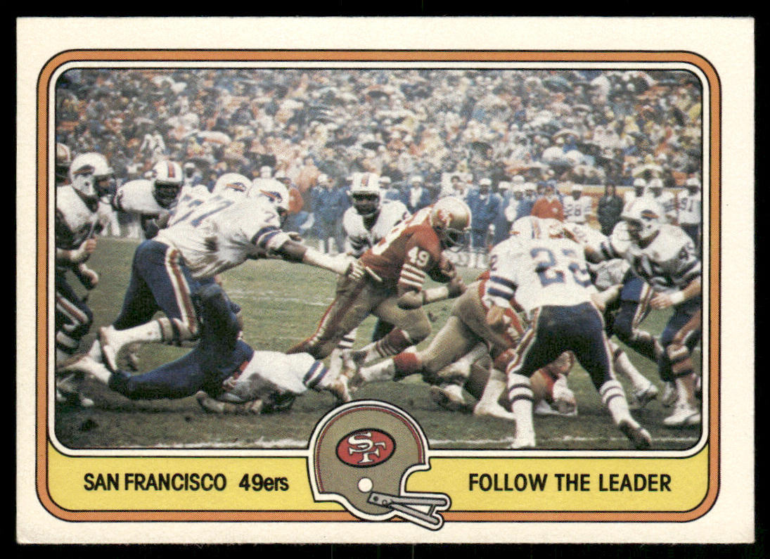Follow the Leader 1981 Fleer Team Action #49 San Francisco 49ers