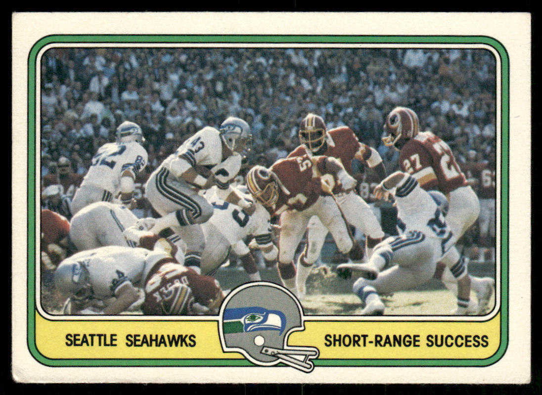 Short-Range Success 1981 Fleer Team Action #51 Seattle Seahawks