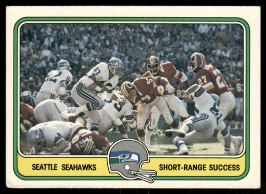 Short-Range Success 1981 Fleer Team Action #51 Seattle Seahawks