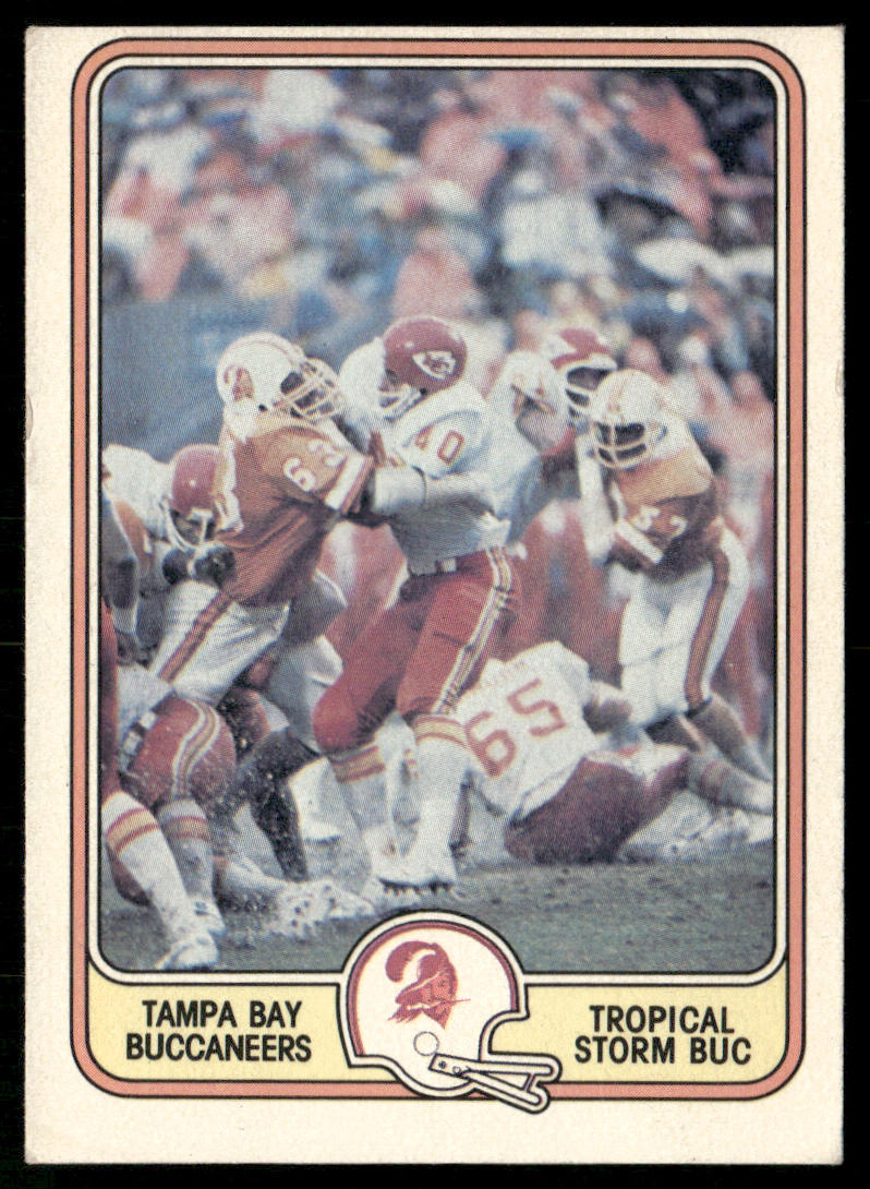 Tropical Storm Buc 1981 Fleer Team Action #54 Tampa Bay Buccaneers